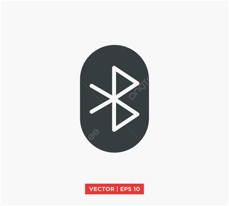 Bluetooth Symbol Vector Art PNG, Bluetooth Symbol Icon Vector Illustration, Design, Smart, Web ...