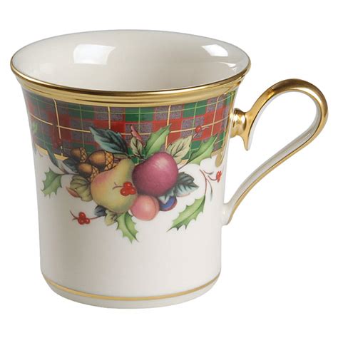 Holiday Tartan Accent Mug by Lenox | Replacements, Ltd.