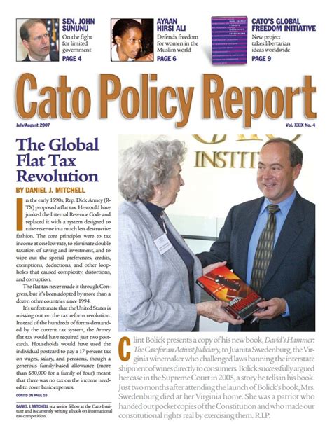 Policy Report July August 2007 Cato Institute