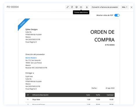 Software De Orden De Compra Gestión De órdenes De Compra En Línea Zoho Books