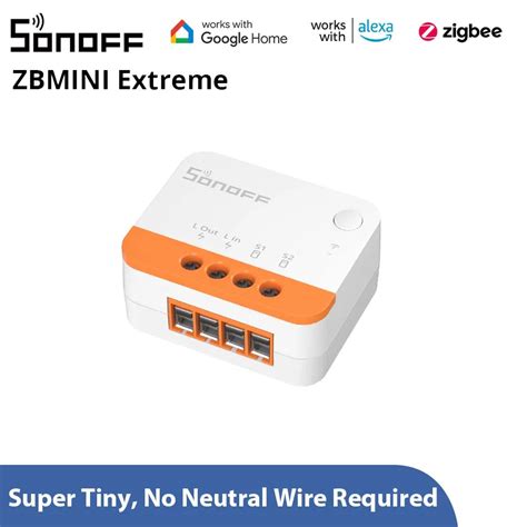 Sonoff Zbmini Extreme L Zigbee Diy Smart Switch Module No Neutral Wire