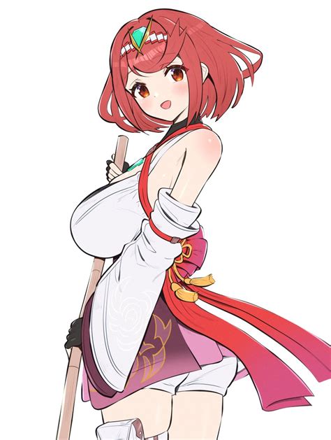 ホムラゼノブレイド2 「カギロイ衣装のホムラちゃん」ゴンザレス・g・橋・不動のイラスト