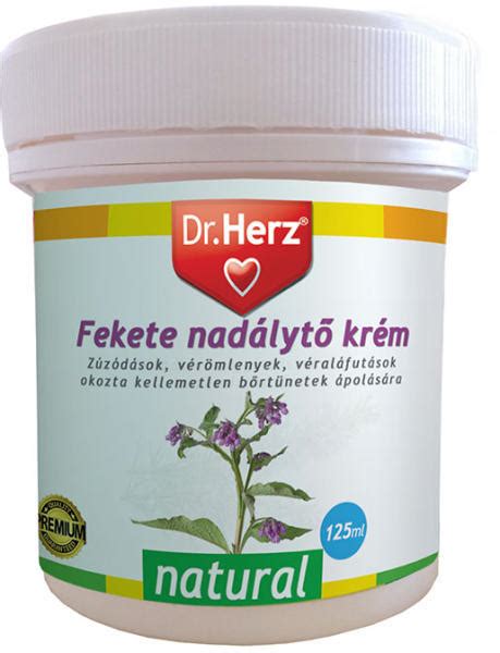 Vásárlás Dr Herz Fekete Nadálytő Krém 125 Ml Gyógyhatású Krém árak