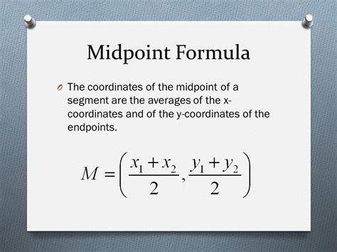 Midpoint Formula Geometry