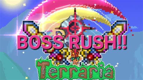 Terraria Boss Rush Vs True Excalibur Vanilla Edition YouTube