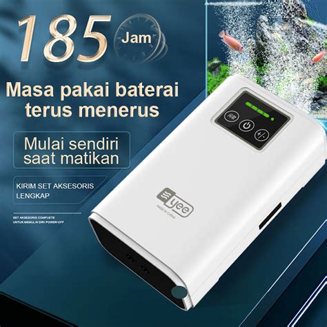 Jual Yee Aquarium Air Pump 185h Long Storage Capacity Oksigen Aquarium