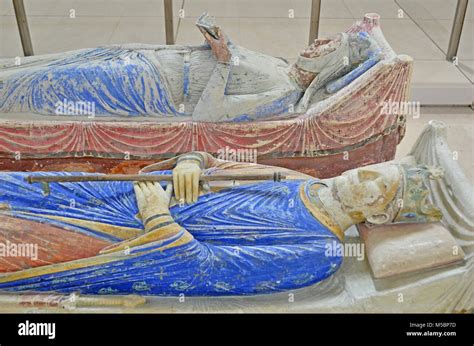 The Tombs Of King Henry Ii And Queen Eleanor Of Aquitaine In Fontevraud