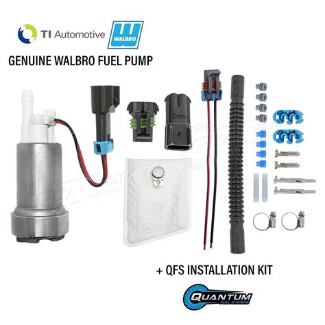 Genuine Walbroti F90000267 450lph High Performance E85 Fuel Pump Qfs Kit Ebay