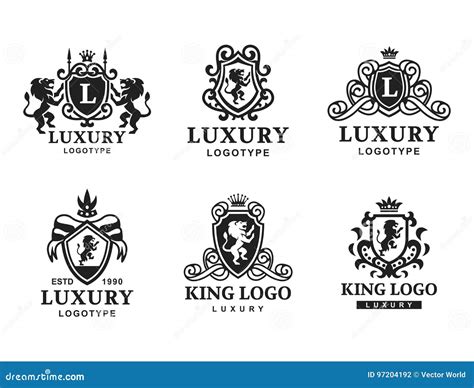 Luxury Boutique Royal Crest High Quality Vintage Product Heraldry Logo