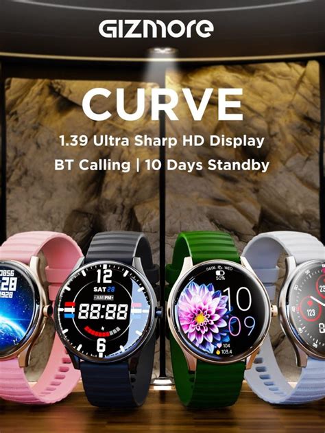 Gizmore Curve Smartwatch With Inch Hd Ultra Hd Curve Display