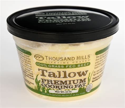 Tallow Premium Cooking Fat From Grass Fed Beef Thousand Hills