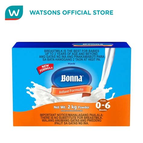 Bonna Stage 1 Infant Formula For 0 To 6 Months 2kg Box Lazada Ph