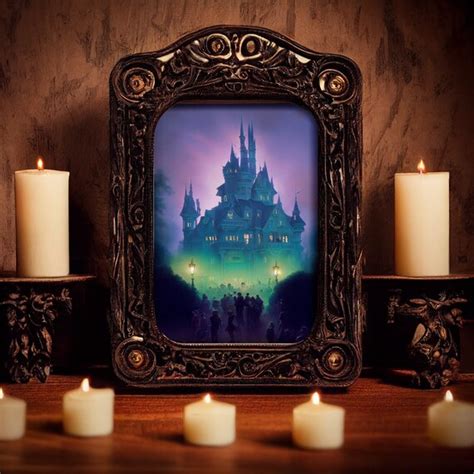 Ghoulish Gathering Fine Art Print Etsy
