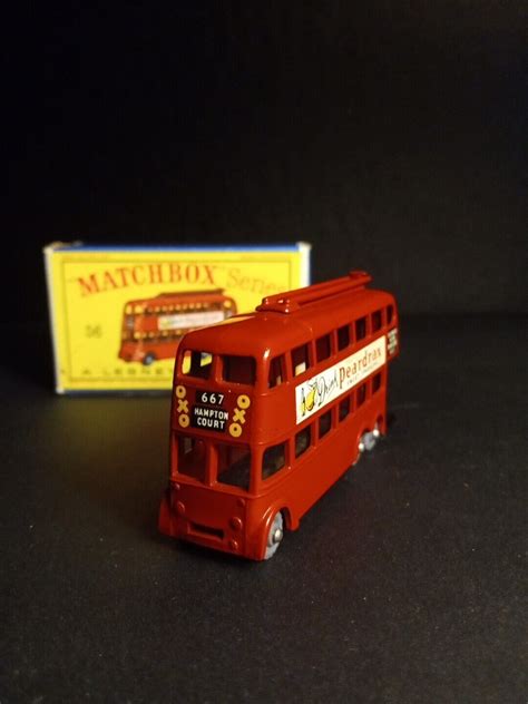 Matchbox 56a London Trolley Bus 1958 Peardrax In Original D2 Box Ebay