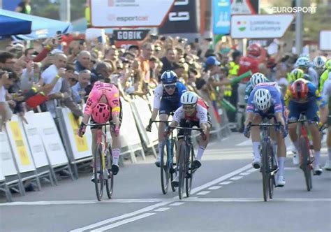 Tour de Catalogne 2024 étape 5 Victoire au sprint d Axel Laurance