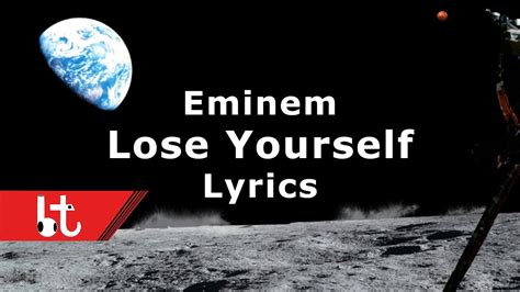 Eminem Lose Yourself Lyrics Youtube