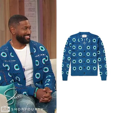 Sherri March 2024 Bryan Terrell Clarks Blue Cardigan Shop Your Tv