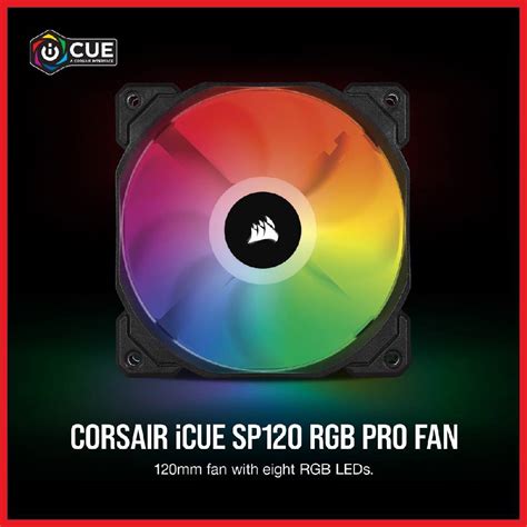 Corsair Icue Sp120 Rgb Pro Performance 120mm Single Fan Co 9050093 Ww