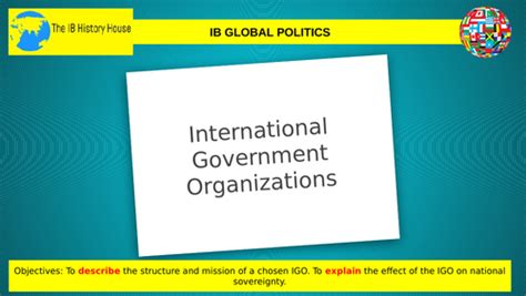 Ib Global Politics Igos Teaching Resources