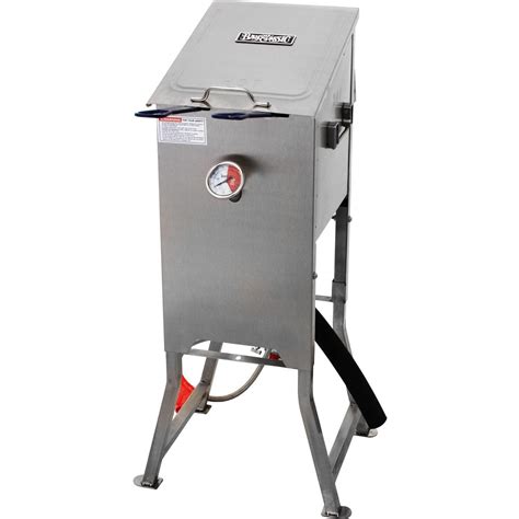 Bayou Classic 4 Gallon Stainless Steel Fryer With Two Stainless Steel