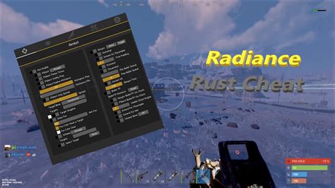 Rage Cheating With The Best Rust Cheat Project Radiance Youtube