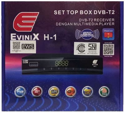 Evinix H 1 STB DVB T2 Bagus Untuk Siaran TV Digital