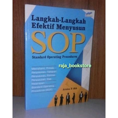 Jual Langkah Langkah Efektif Menyusun Sop By Arnina Shopee Indonesia