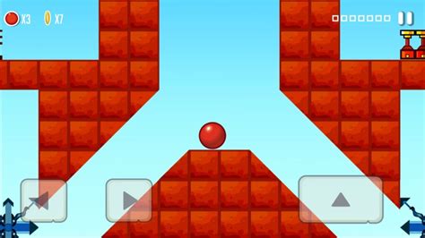 Red Bounce Ball Classic Game By Thai Tran