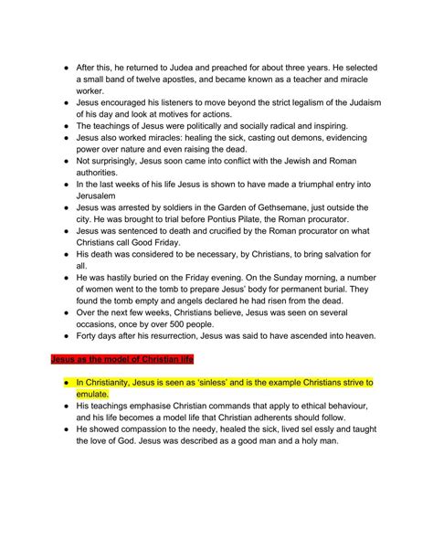 Studies of Religion 1 Syllabus Notes | Studies of Religion I - Year 11