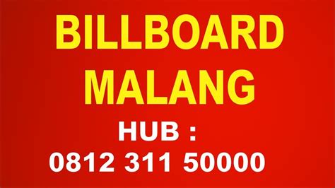 Billboard Malang Sewa Billboard Malang Billboard