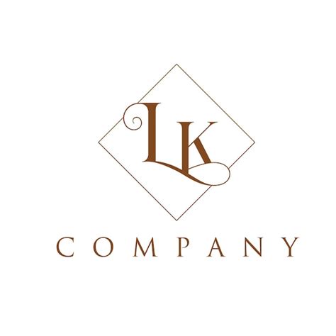 Premium Vector Lk Letter Logo Design Lk Monogram Logo Lk Initials Icon