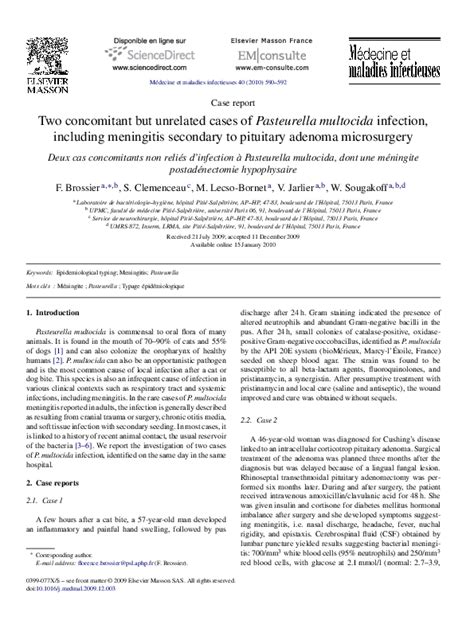 (PDF) Treatment of Pasteurella multocida Cervical Epidural Abscess | Odhrán Murray - Academia.edu