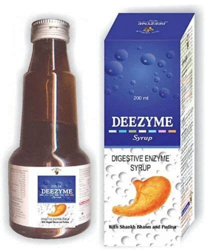 DEE ZYME Digestive Enzyme Syrup 200 ML At Rs 22 Bottle In Sitapur ID