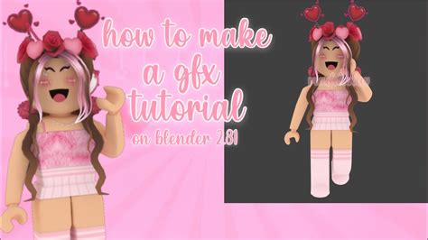 How To Make A Gfx Tutorial On Blender 2 81 🌷 Youtube