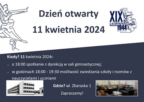 Dzień otwarty 2024 XIX LO im Powstańców Warszawy