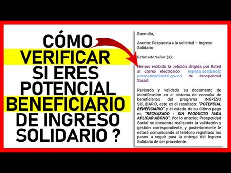 Como Saber Si Soy Beneficiario De Ingreso Solidario Te Mostramos Cómo