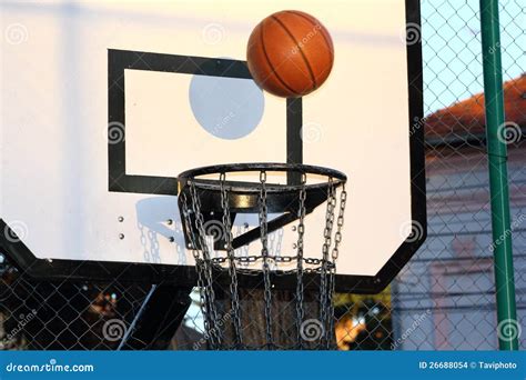 Street ball stock photo. Image of brown, precision, black - 26688054