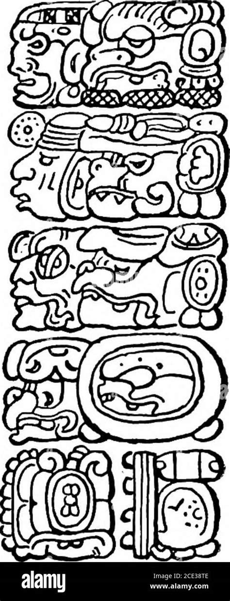 An Introduction To The Study Of The Maya Hieroglyphs Stock Photo Alamy