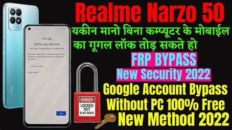 Realme Narzo 50 RMX3286 Frp Bypass Without PC