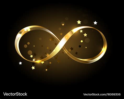 Golden Infinity Symbol Royalty Free Vector Image Hot Sex Picture