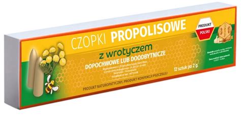 Czopki Propolisowe Z Wrotyczem Niska Cena Na Allegro Pl