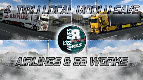 1 47 1 48 FULL LOCAL MODLU SAVE TR DE TEK TIRLAR ETS2MP W