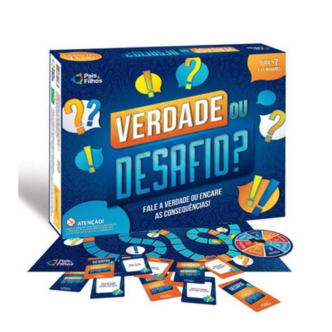 Jogo De Tabuleiro Verdade Ou Desafio Perguntas E Respostas Pais E