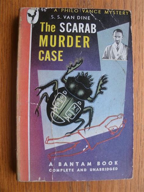 The Scarab Murder Case 96 By Van Dine Ss Fair Soft Cover 1947