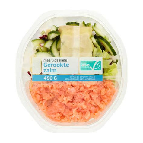 Maaltijdsalade Gerookte Zalm Aanbieding Bij Coop