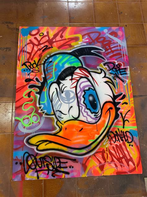 Outside Dope Donald Duck Spraypaint Catawiki