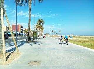 Bici Vici Nou Carril Bici Al Sud El Passeig Mar Tim De Castelldefels