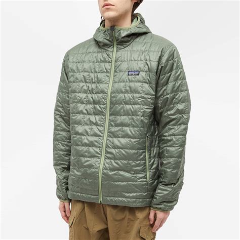 Patagonia Nano Puff Hoodie Hemlock Green End