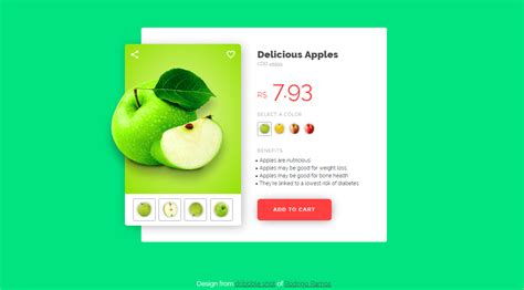 20+ Cool Product Card CSS Design Examples - OnAirCode