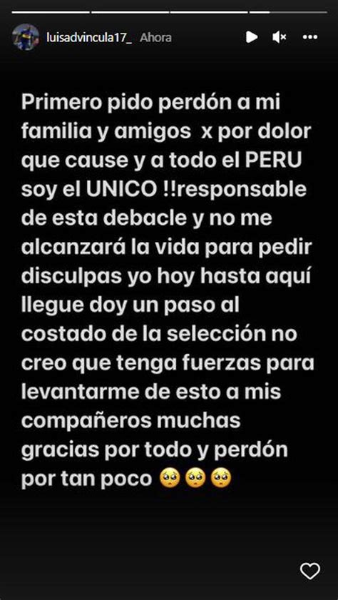 Luis Advíncula Anuncia Que “dará Un Paso Al Costado En La Selección